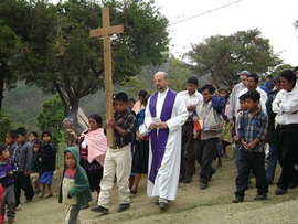Via Crucis en Chiapas.