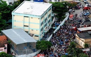 El colegio de Río de Janeiro donde tuvo lugar la tragedia.