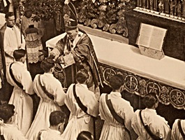 La ordenación de Ratzinger en Frisinga.