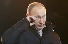 Vladimir Putin, tras conocer los resultados. 