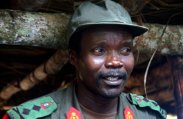 Joseph Kony, guerrillero ugandés, <br>líder del Lord’s Resistance Army.