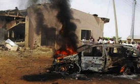 Atentado de Boko Haram en Biu Town.