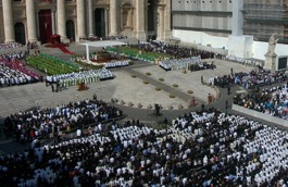 La celebración inaugural del Año de la Fe.