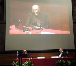 Michael Heller durante su intervención.