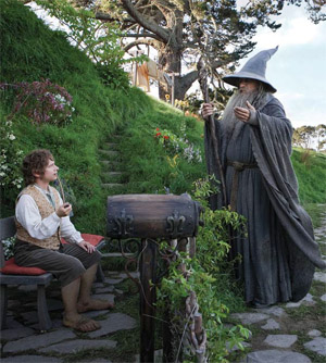 Escena de la película ''El hobbit''.