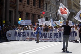 La ''Marcha por la vida'' en Roma el 12 de mayo.