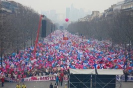 París, manifestación del 26 de mayo.