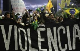 Una manifestación en Sao Paulo.