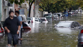 Inundaciones en Argentina.