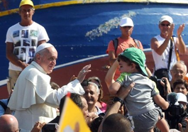 El Papa en Lampedusa.