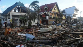 La devastación del ciclón Haiyan.