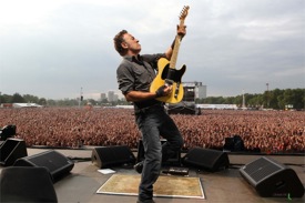 Bruce Springsteen en concierto.