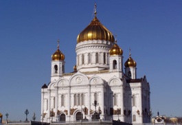 Moscú, catedral de Cristo Salvador.