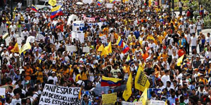 Manifestaciones en Venezuela.