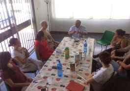 Julián de la Morena, Silvia y los amigos de Surinam.