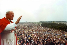 Juan Pablo II en Polonia.