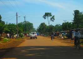 Una calle de Kampala, en Uganda.