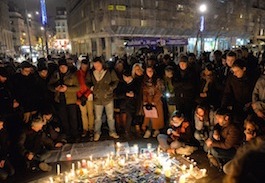 Homenaje en la Plaza de la República.