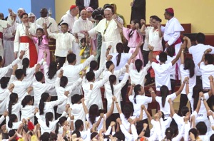El Papa Francisco en Manila.