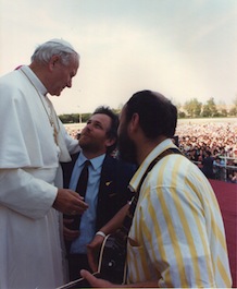 Chieffo con Juan Pablo II.