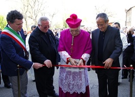 Monseñor Camisasca con Carrón.