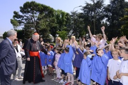 El cardenal Angelo Scola en el Sacro Cuore de Milán.