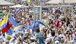 La visita del Papa a Guayaquil, Ecuador.