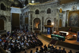 La presentación en Palermo.