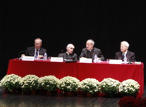 La presentación de ''La bellezza disarmata'' en Roma.