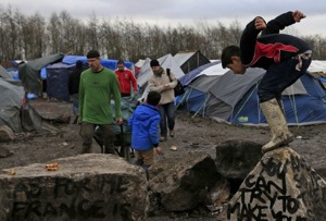 La ''jungla'' de Calais.