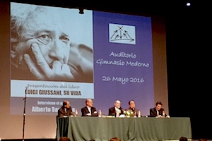 La presentación de ''Luigi Giussani. Su vida'' en Bogotá.