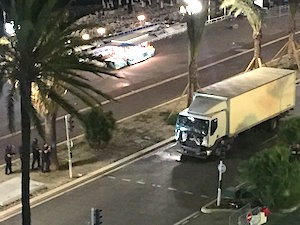 Niza, la Promenade des Anglais después del atentado.