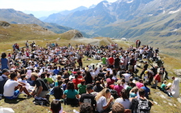 La excursión durante el Equipe de GS en Cervinia.