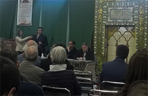El encuentro en la Casa de la Cultura Musulmana de Milán.